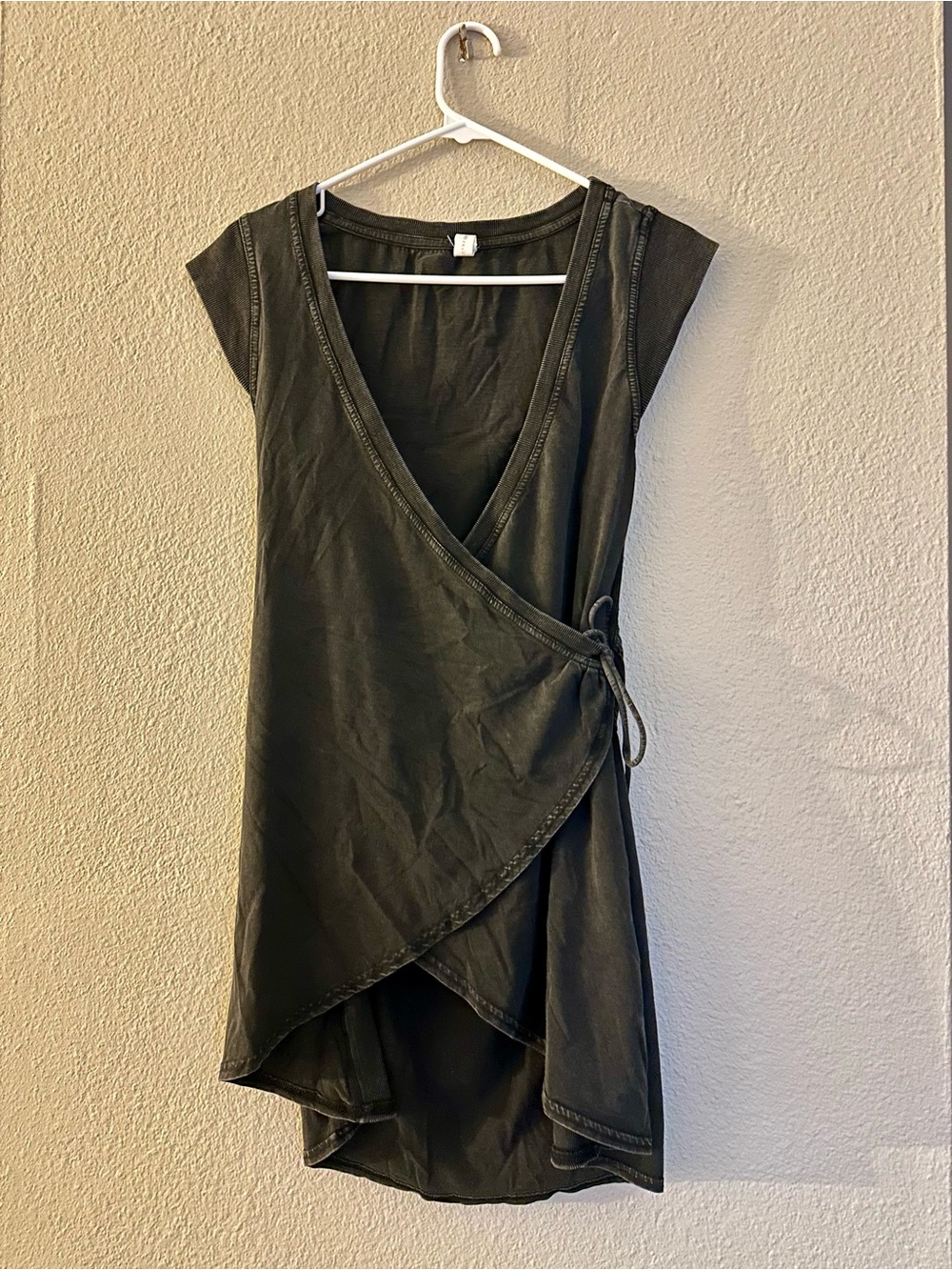 Free People Women’s Wrap Dress - Dark Grey